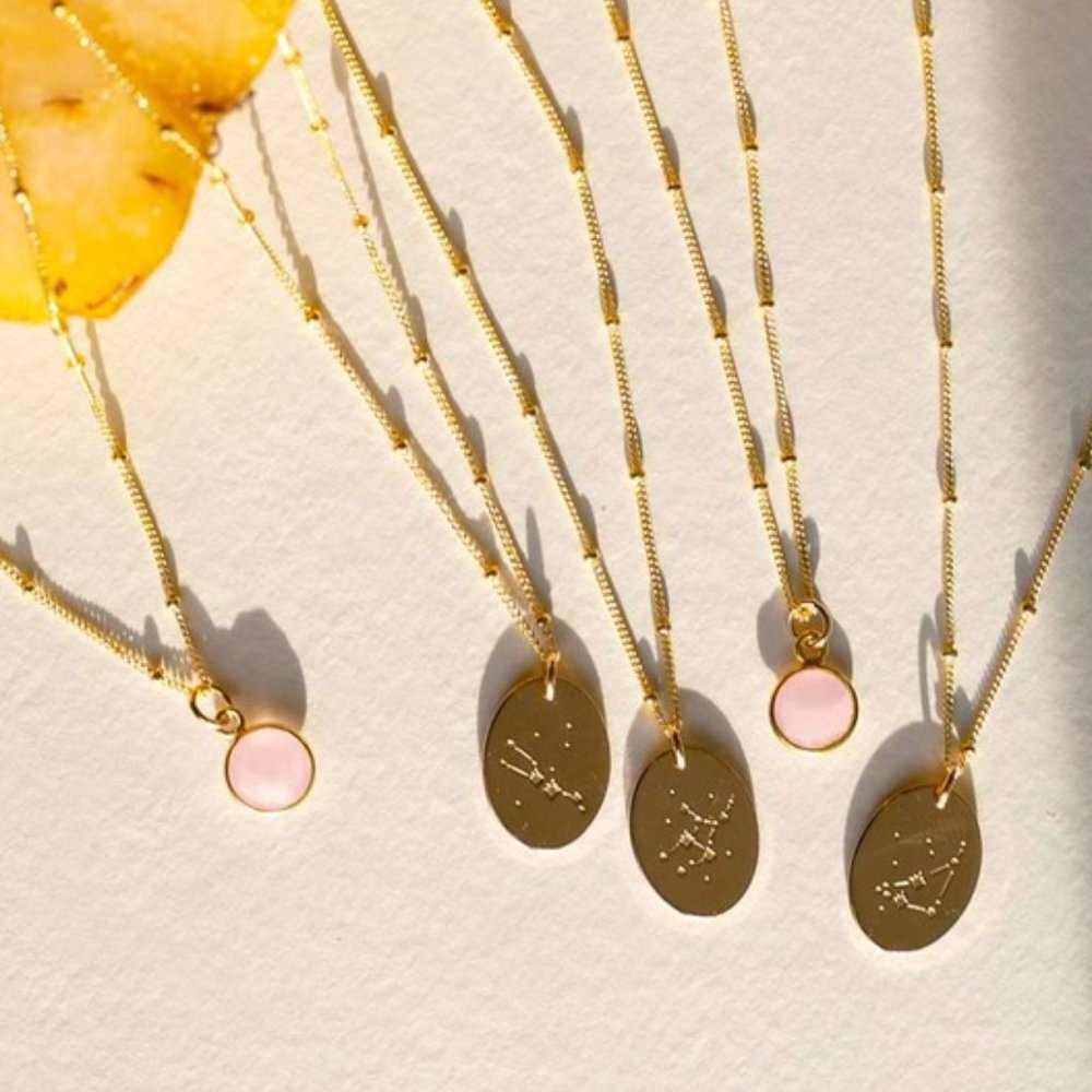 Capricorn Bohemian Minimal Zodiac Beaded Necklace - Picture 9 of 14